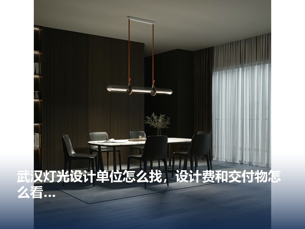 武汉灯光设计单位怎么找，设计费和交付物怎么看