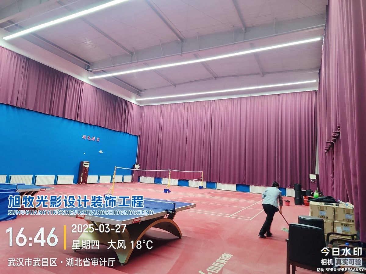 武汉羽毛球馆照明怎么做:眩光、照度均匀度与灯位排布